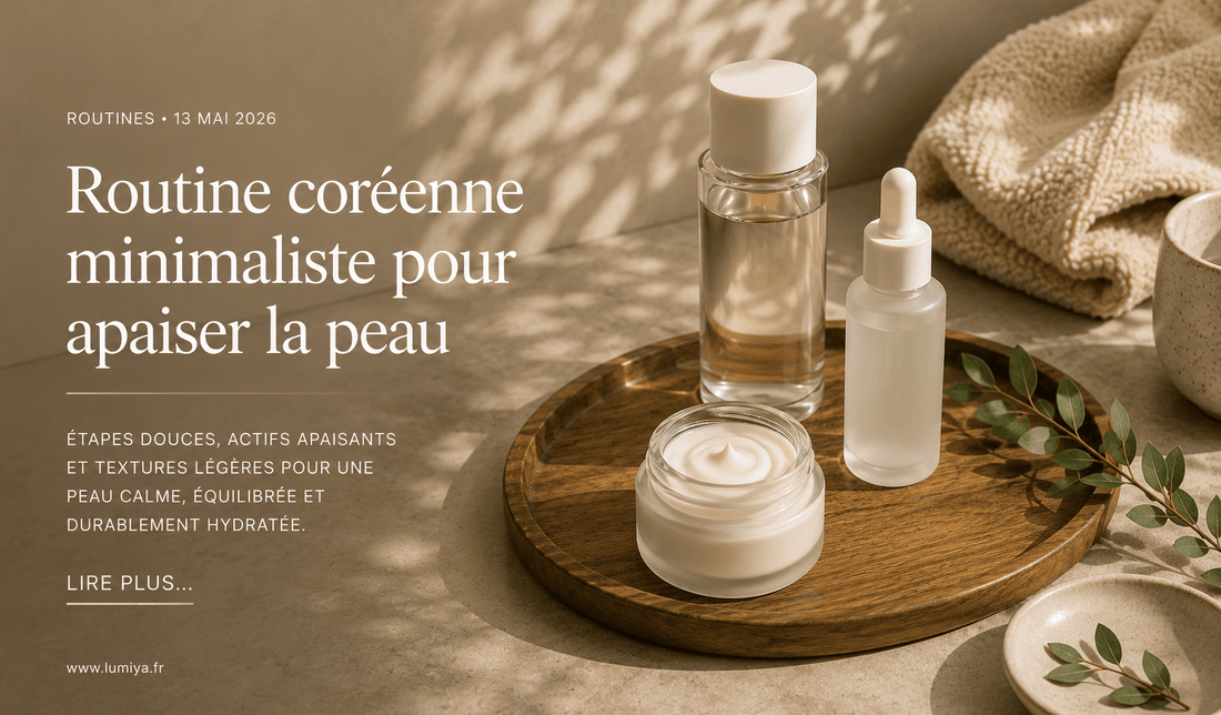 Quelle routine skincare coréenne pour peau sensible ? - LUMIYA