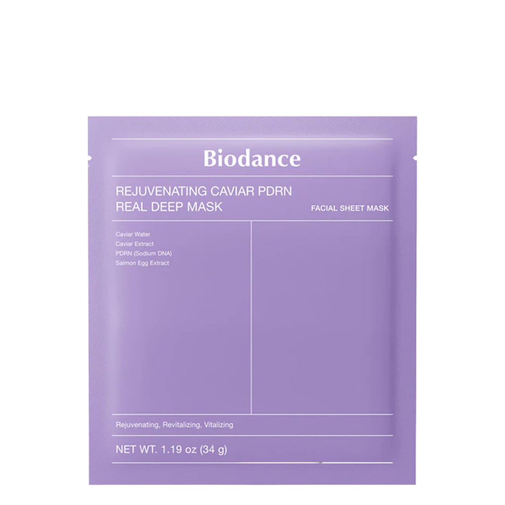 Biodance – Rejuvenating Caviar PDRN Real Deep Mask - Masque, 34g | soin coréen peau sensible | Lumiya