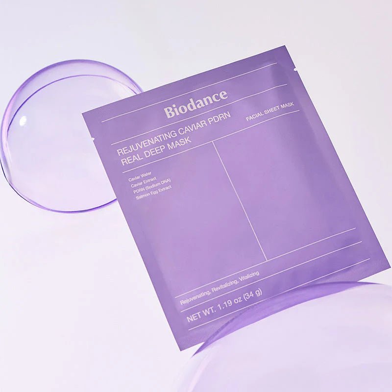 Biodance – Rejuvenating Caviar PDRN Real Deep Mask - Masque, 34g | soin coréen peau sensible | Lumiya