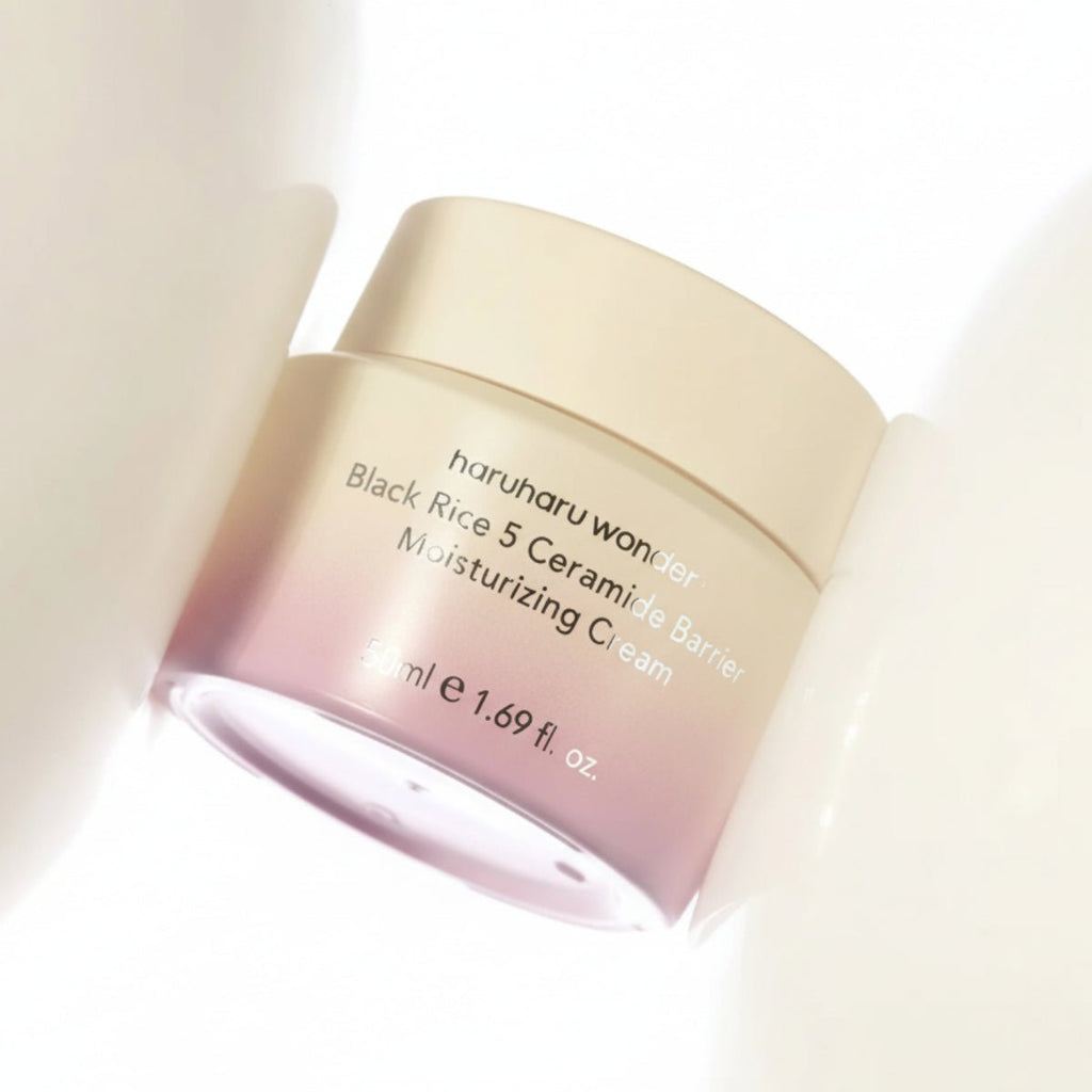 Haruharu Wonder – Black Rice 5 Ceramide Barrier Moisturizing Cream - Crème, 50ml | soin coréen peau sensible | Lumiya