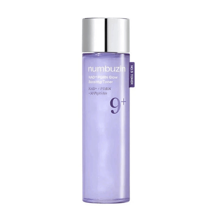 Numbuzin – No.9+ NAD+ PDRN Glow Boosting Toner - Tonique, 150ml | soin coréen peau sensible | Lumiya