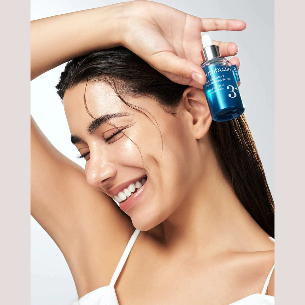 Numbuzin – No.3 Blue Bio - Retinol Pore Refining Sérum – 30ml | soin coréen peau sensible | Lumiya