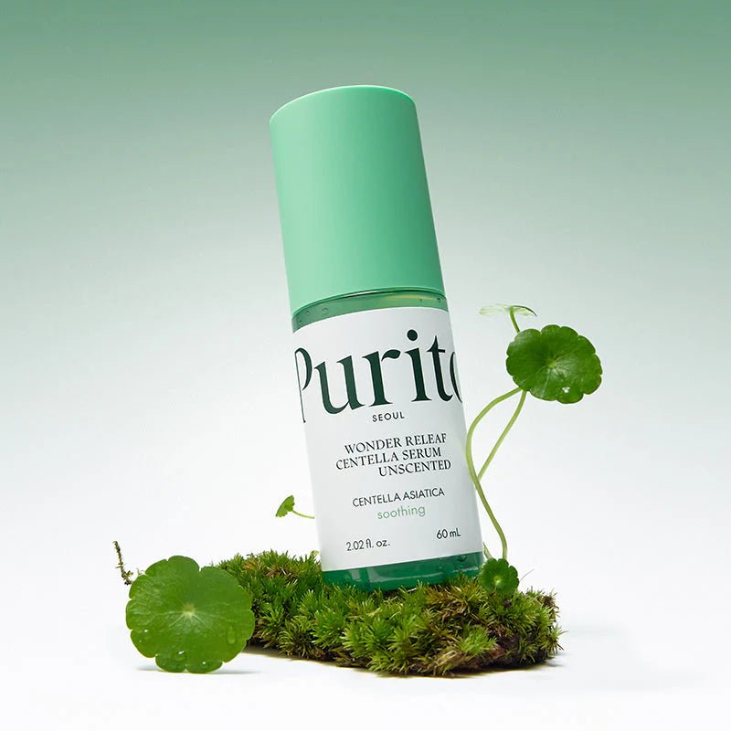 PURITO – Wonder Releaf Centella Serum Unscented - Sérum, 60ml | soin coréen peau sensible | Lumiya