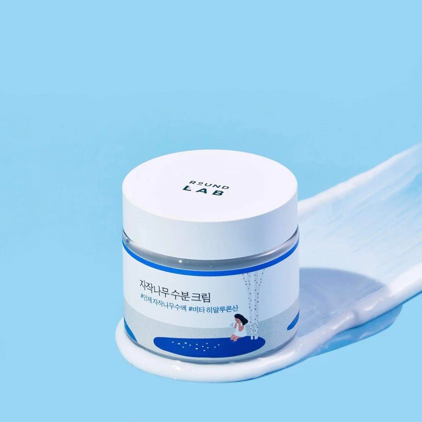 Round Lab – Birch Juice Moisturizing Cream - Crème, 80ml | soin coréen peau sensible | Lumiya