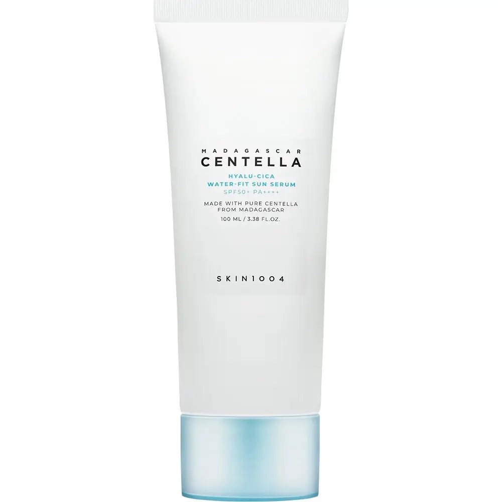 SKIN1004 – Madagascar Centella Hyalu - Cica Water - Fit Sun Sérum SPF50+ PA++++ – 100ml | soin coréen peau sensible | Lumiya