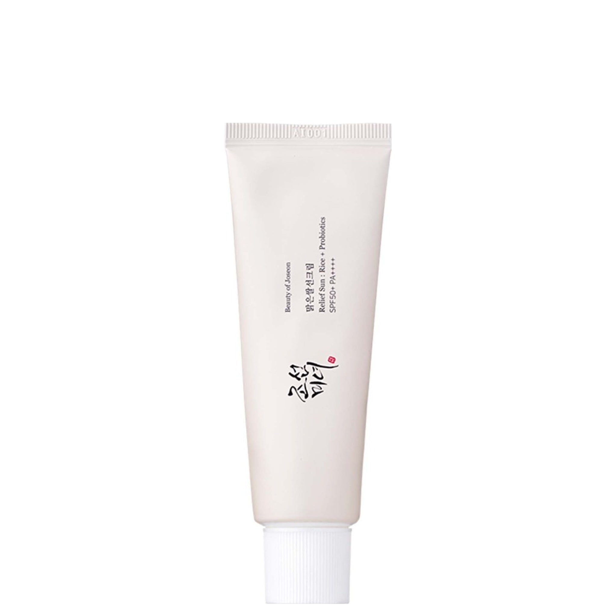 Beauty of Joseon – Relief Sun : Rice + Probiotics (SPF50+ PA++++), 50ml | soin coréen peau sensible | Lumiya
